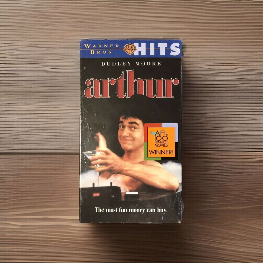 Arthur VHS Dudley Moore Liza Minnelli John Gielgud Warner Bros Hits